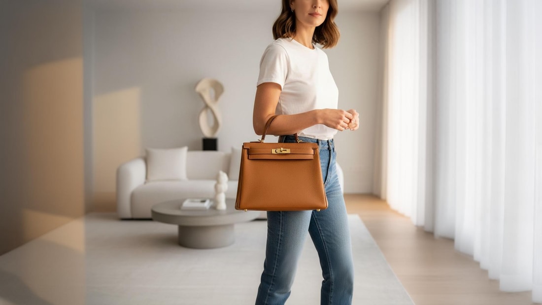 Le sac de maman transforme ma silhouette : son secret d'élégance me bouleverse
