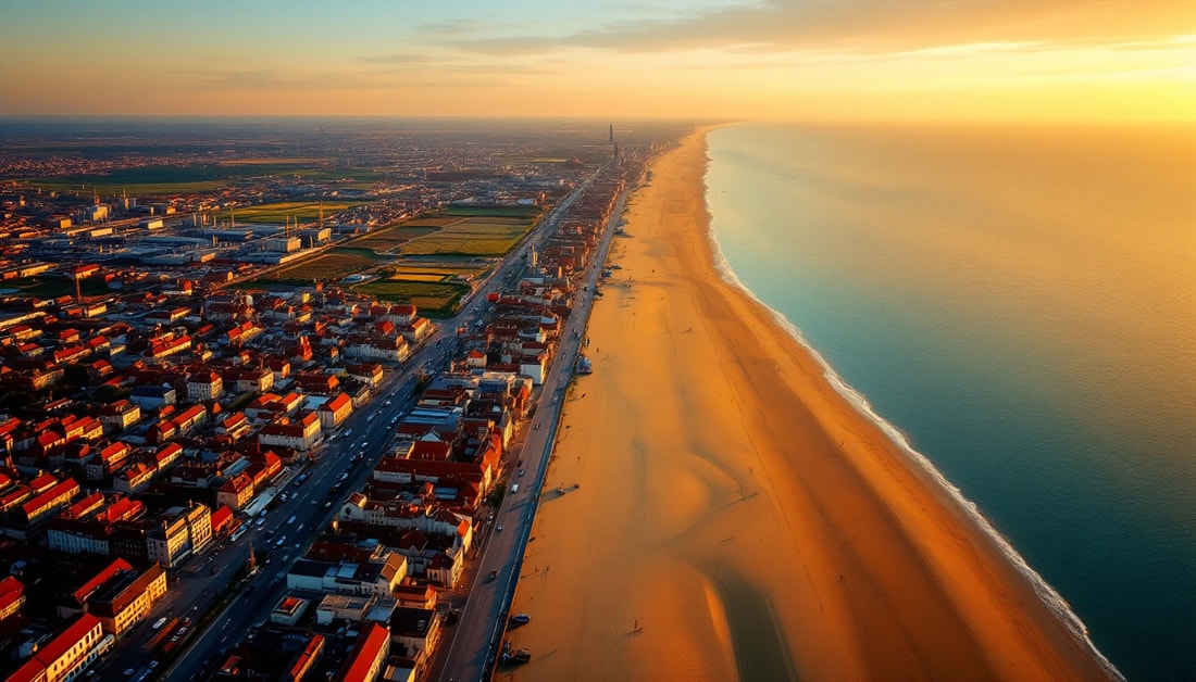 Le Nord abrite cette ville de 87 013 habitants à 3 mètres d'altitude