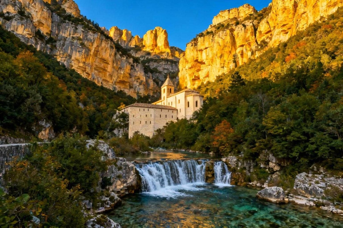 Cette abbaye du Jura est dans la plus belle reculée calcaire de France
