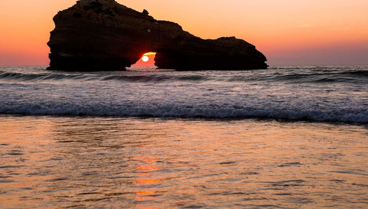 Cet amphithéâtre naturel face à l'océan abrite le spot de surf le plus mythique d'Europe