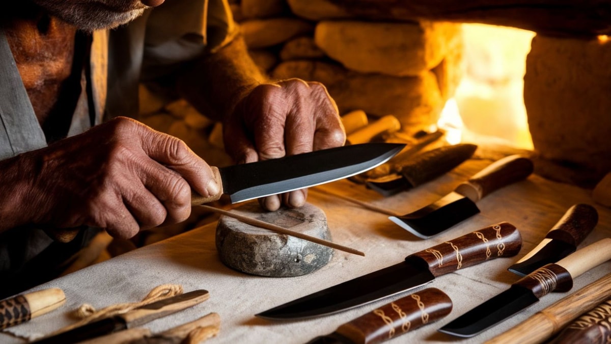 Ce village corse abrite le dernier atelier de fabrication de couteaux en obsidienne
