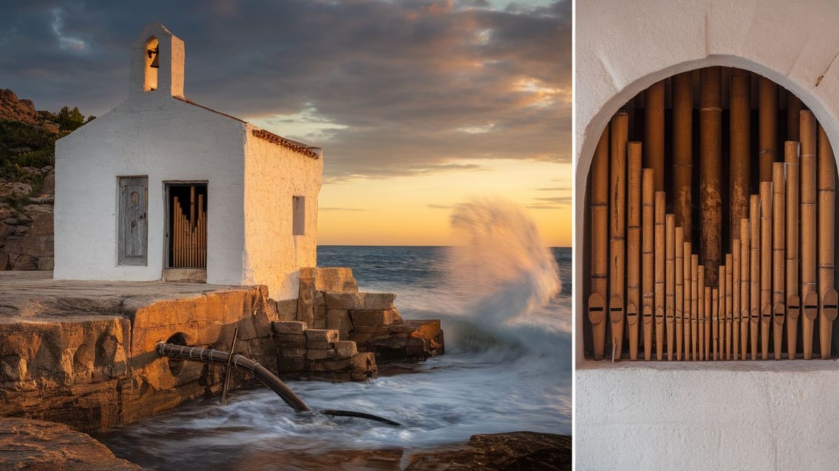 Cet instrument Corse est le seul au monde capable de transformer les marées en symphonie