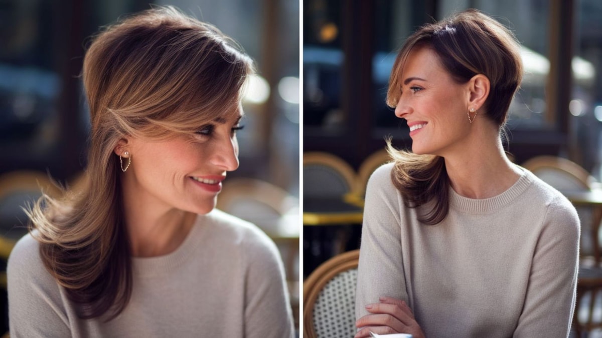 Cette coupe de cheveux rajeunit instantanément un visage rond après 50 ans