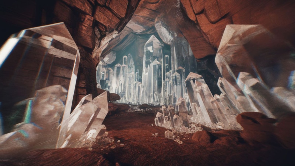 Des cristaux plus grands que des autobus se cachent sous cette montagne