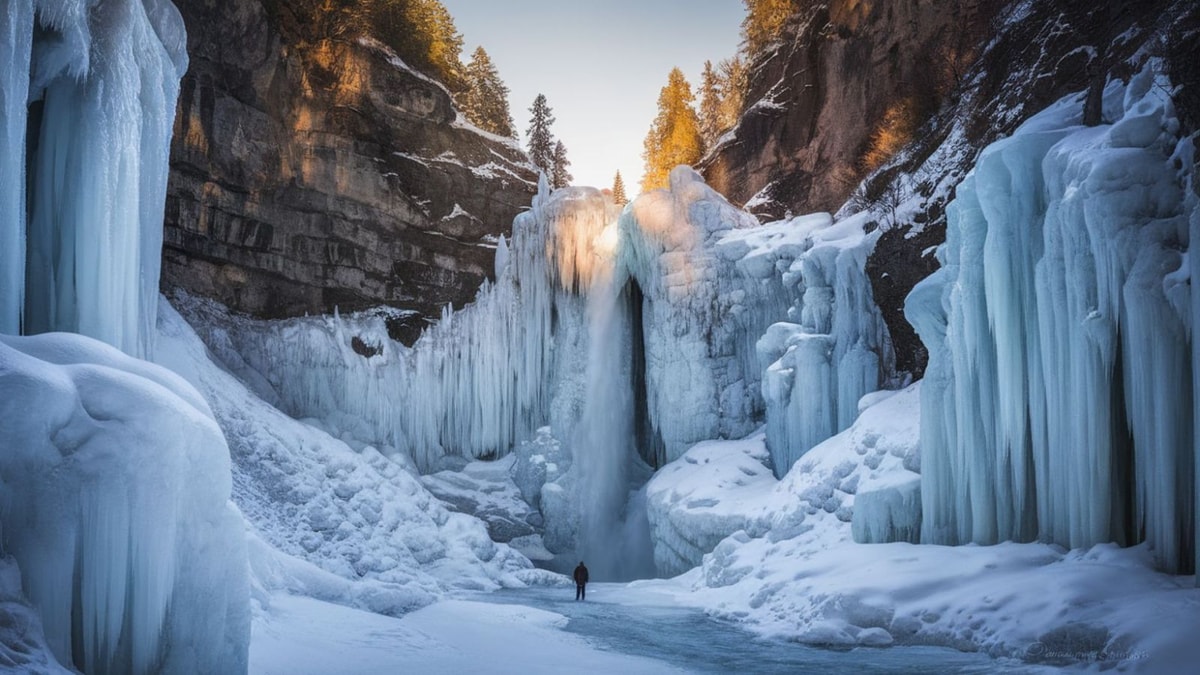J'ai découvert la plus impressionnante cathédrale de glace naturelle de France
