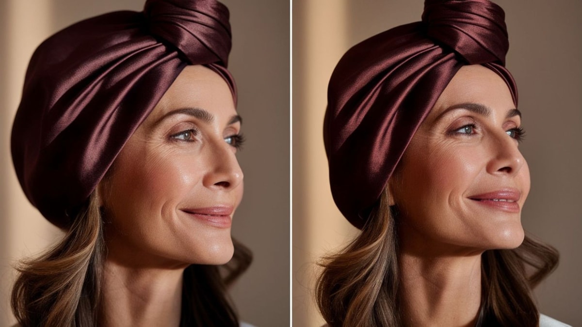 J'ai essayé 7 façons de porter un turban - une seule a fait disparaître mes rides du front