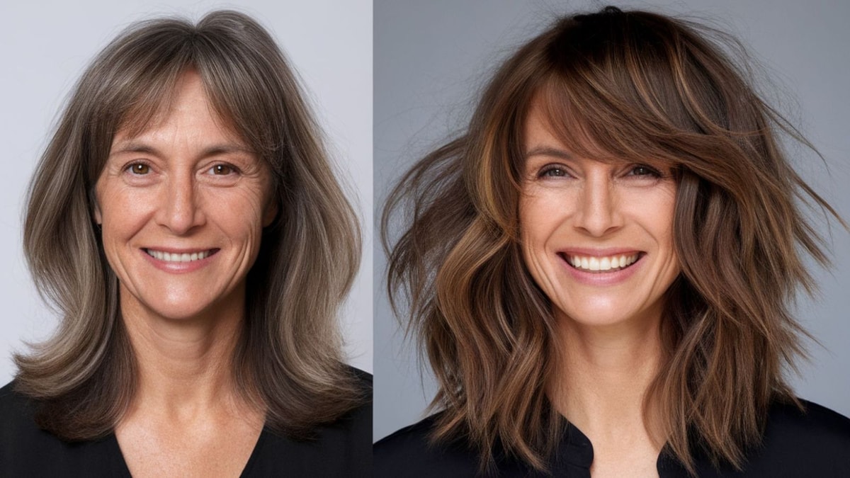 J'ai testé la Wolf cut à 55 ans et ma fille m'a demandé mon secret volume