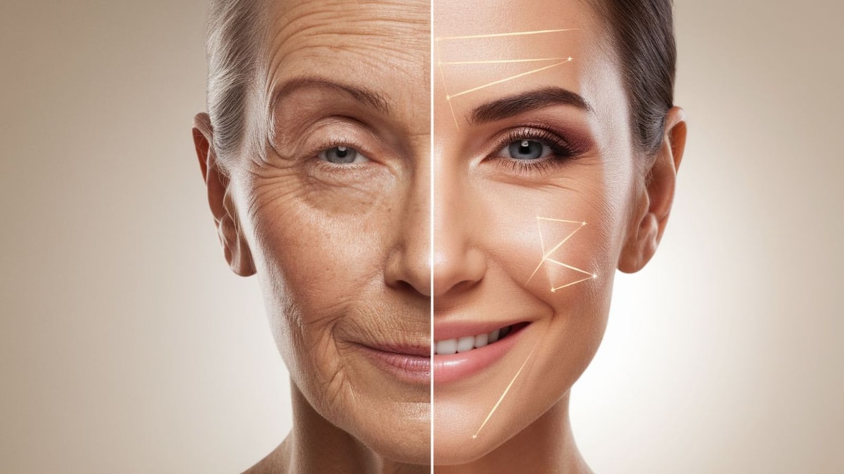 La technique des trois triangles transforme un visage fatigué en 4 minutes chrono