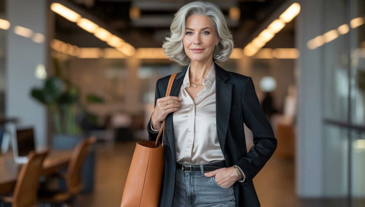 J'ai abandonné mes leggings à 70 ans pour cette coupe vintage - mon patron m'a complimentée