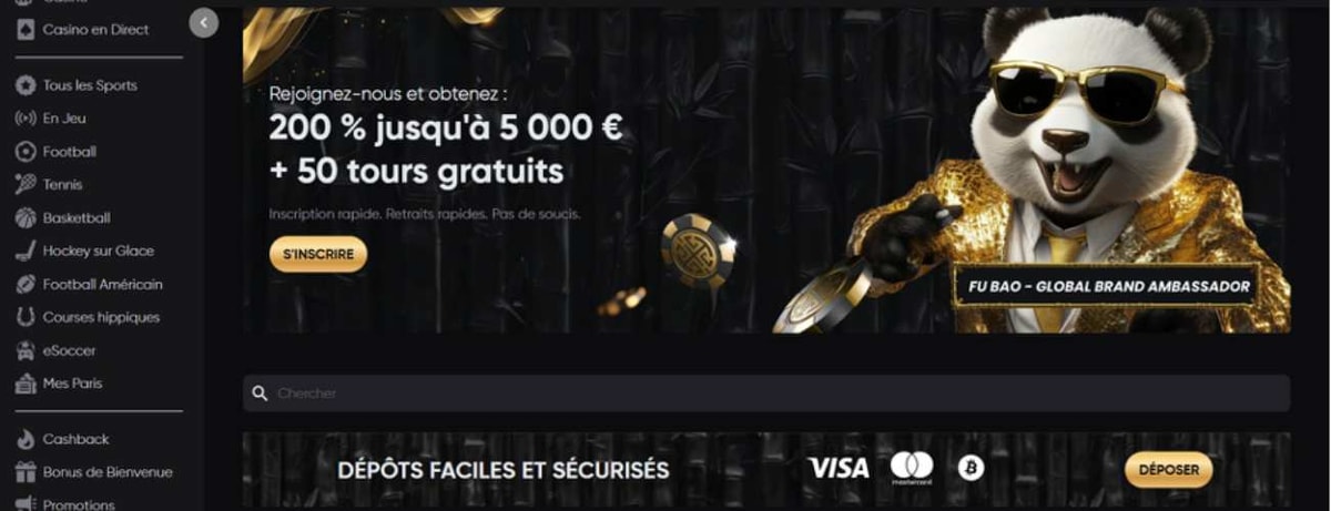 Avis complet sur Golden Panda Casino