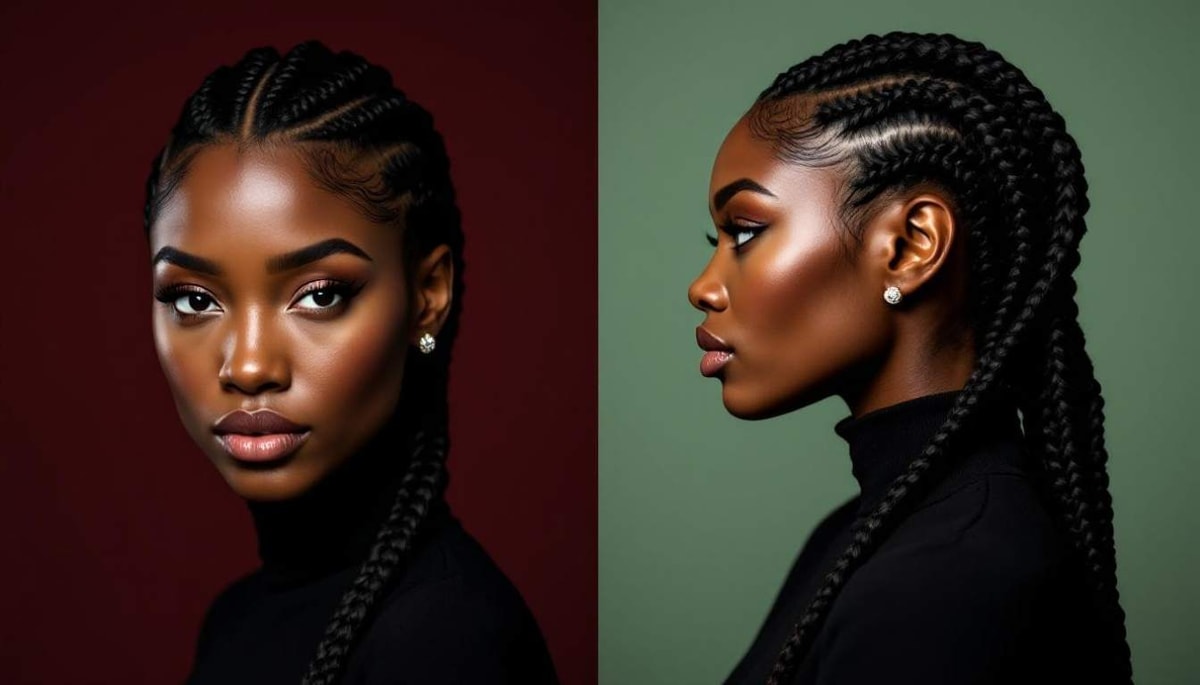 Les tresses plaquées : l'effet lifting naturel que les femmes adorent