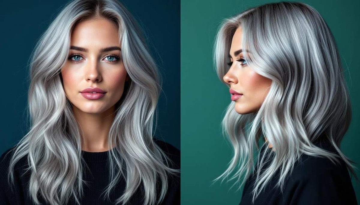 Le gris argenté: 3 étapes pour adopter la tendance capillaire 2025