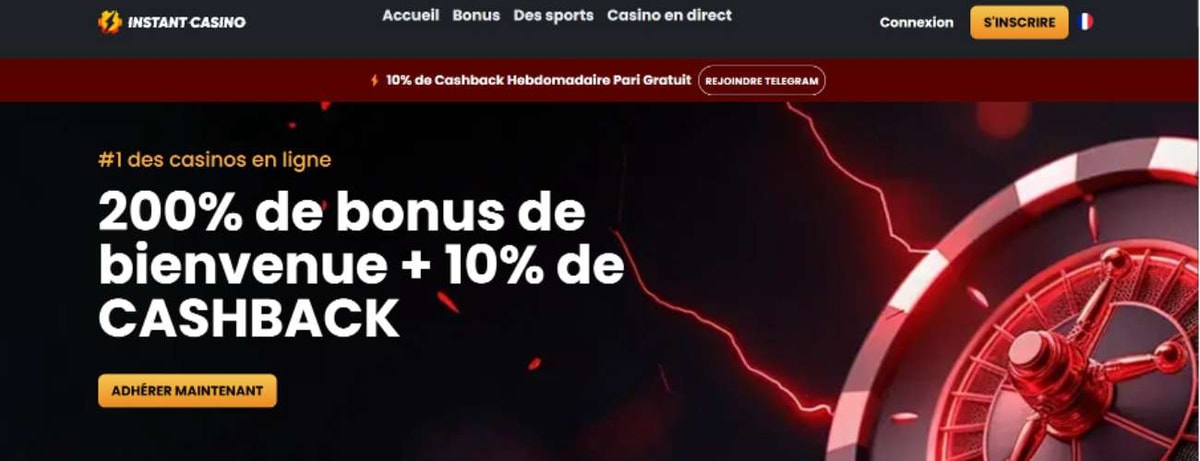 Instant Casino : Avis 2025 & Bonus