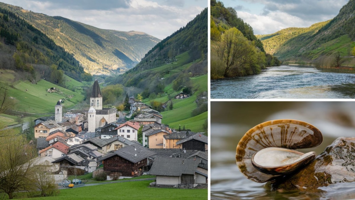 Ce petit village abrite une espèce rare de moule d'eau douce protégée depuis 20 ans