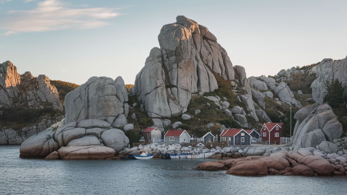 Ces rochers vieux de 300 millions d'années cachent un village de pêcheurs unique en France