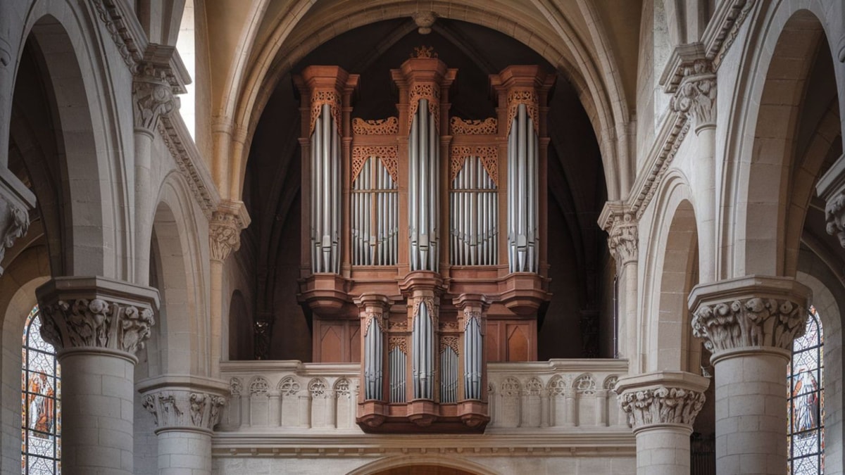 Cette abbaye cache le plus grand orgue roman d'Europe avec 2366 tuyaux