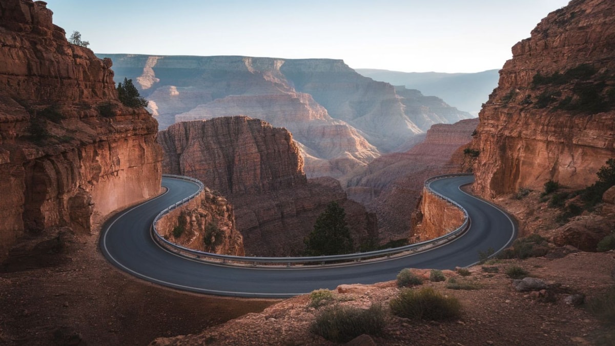 Construite avec 3500 kg de dynamite, cette route mythique surplombe le plus grand canyon d'Europe