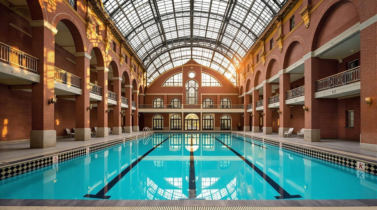 La seule piscine Art Déco de Paris classée Monument Historique : 33 m de 1934