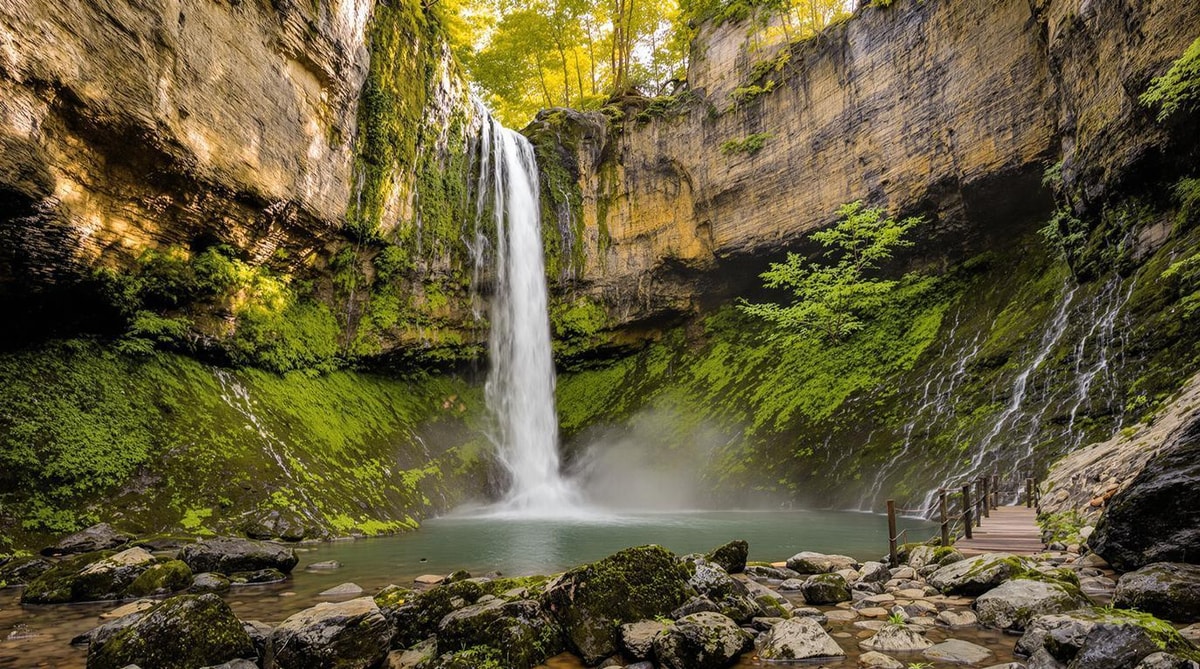 La Manche abrite cette cascade de 25 mètres, plus haute de l'Ouest français