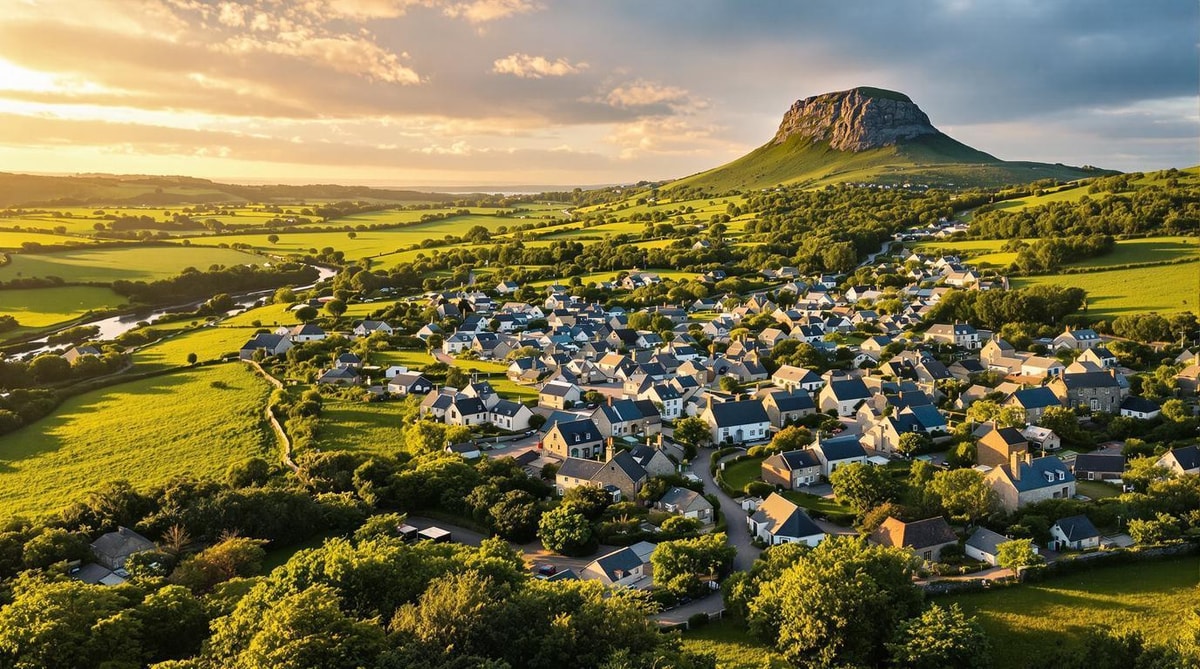 J'ai découvert ce village breton de 127 habitants étalé sur 10 km² au pied du Ménez-Hom