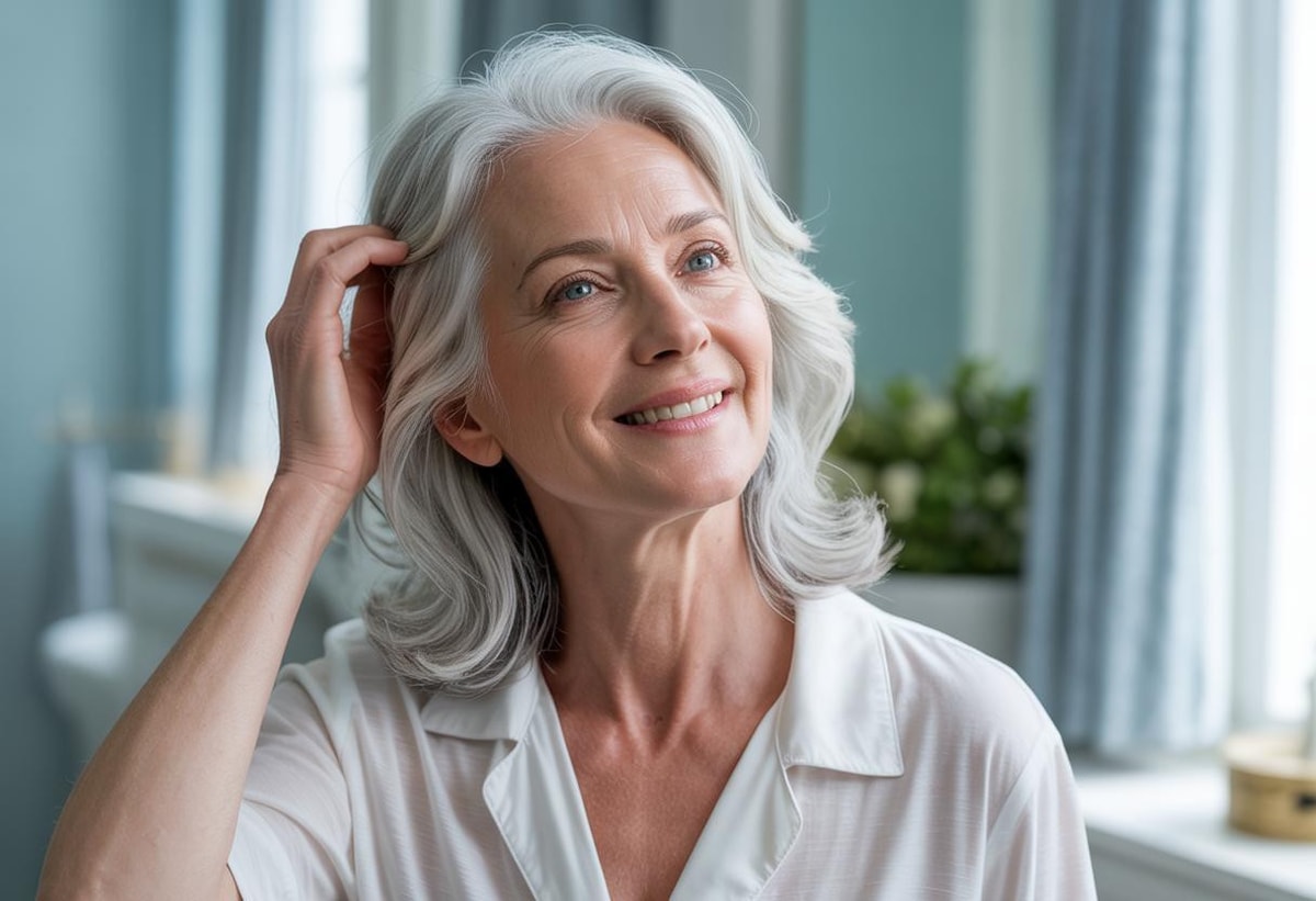 Cette découverte sur les cheveux blancs bouleverse 40 ans de croyances : 73% retrouvent leur éclat en 21 jours
