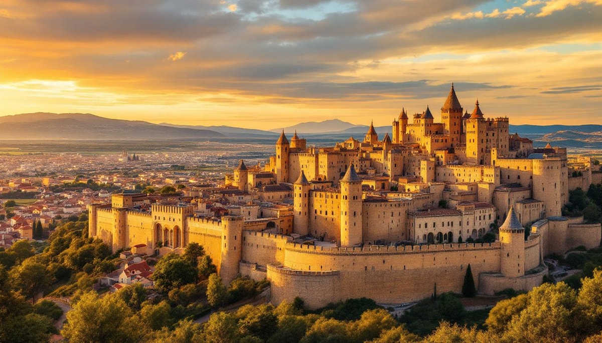 La seule cité d'Europe avec 3 km de remparts et 48 tours encore intactes