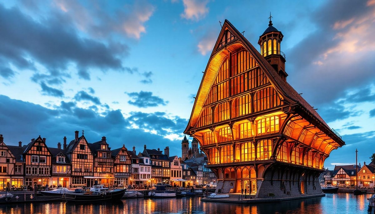 Cette église de Honfleur construite par des charpentiers de marine en 1450