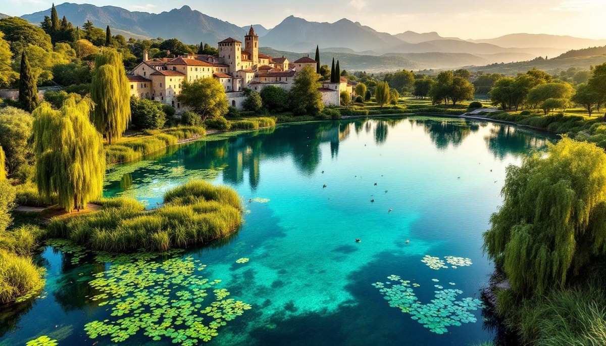 Ce lac artificiel de 11 hectares créé en 1993 intègre un écosystème complet
