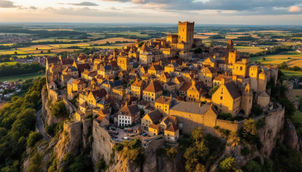L'Orne abrite ce bourg de 852 habitants au kilomètre carré depuis 1027
