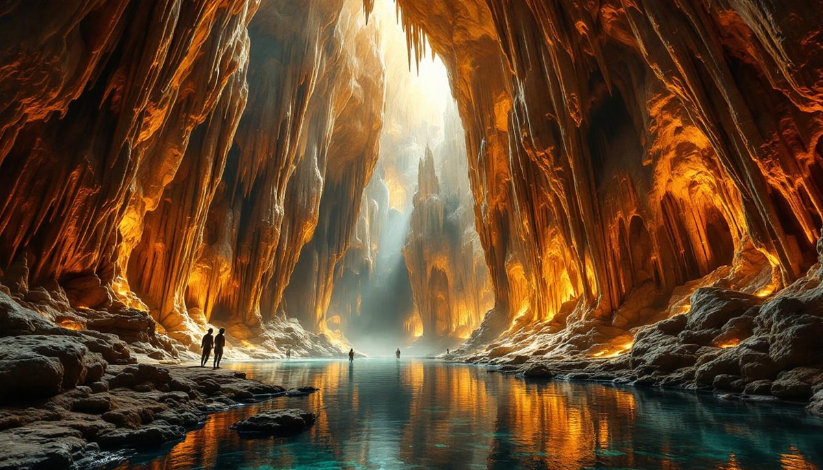 Cette cathédrale souterraine de 94 mètres creusée en 200 millions d'années
