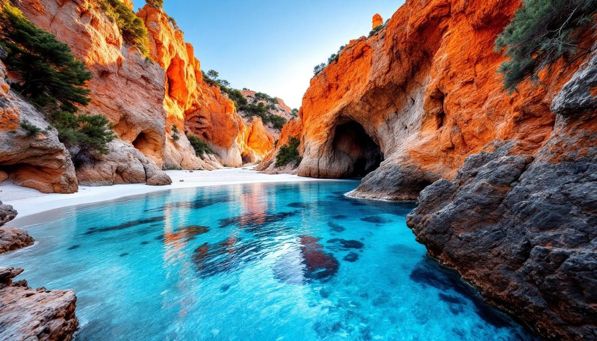 Cette plage de Corse où les roches rouges ont 300 millions d'années
