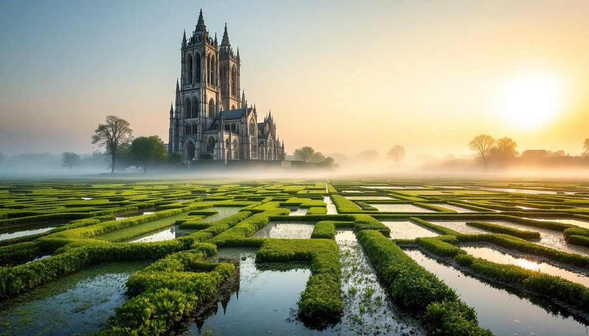 Cette cathedrale du Pas-de-Calais abrite la seule zone humide cultivee
