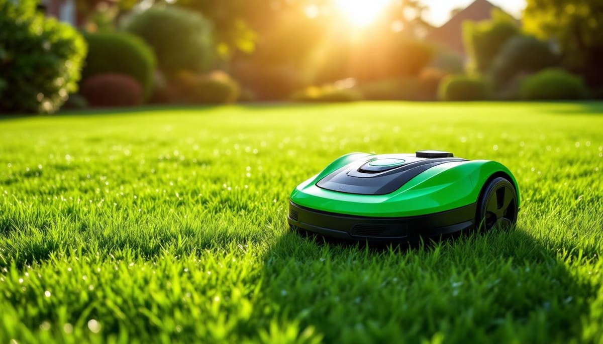 J'ai reprogrammé mon robot fin juillet : pelouse verte 15 jours sans pluie
