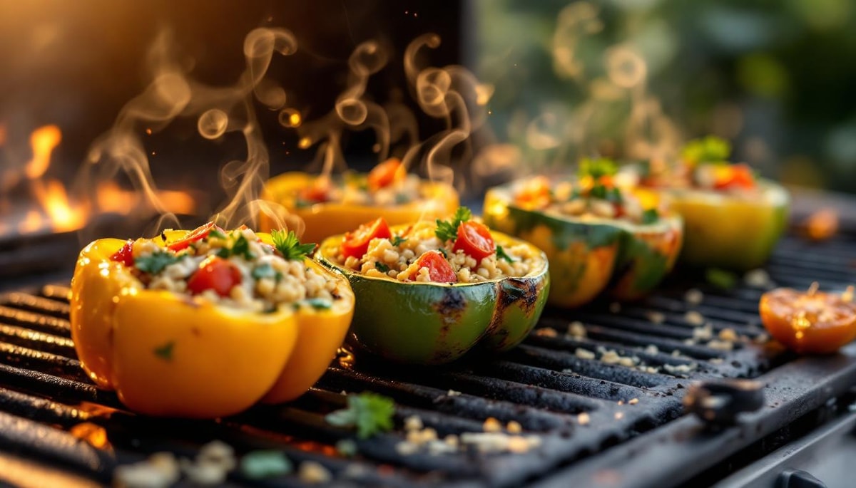 Cette astuce de chef sauve vos légumes farcis carbonisés au barbecue

