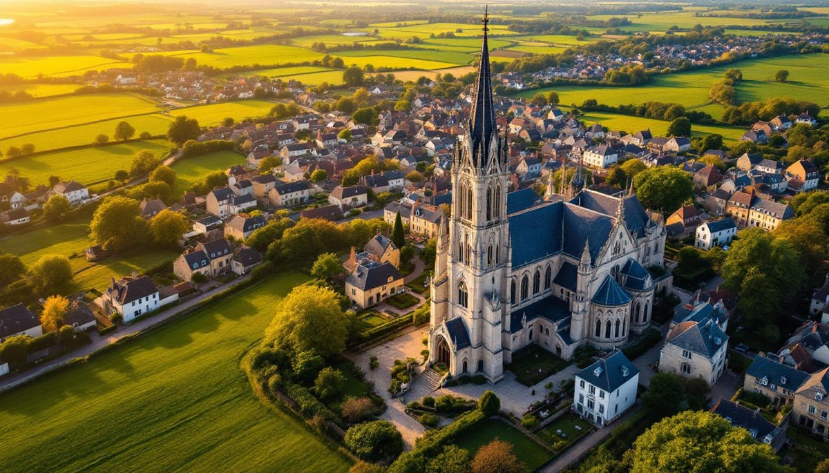 Voici ce bourg du Calvados de 5123 habitants qui attire 80000 pèlerins par an
