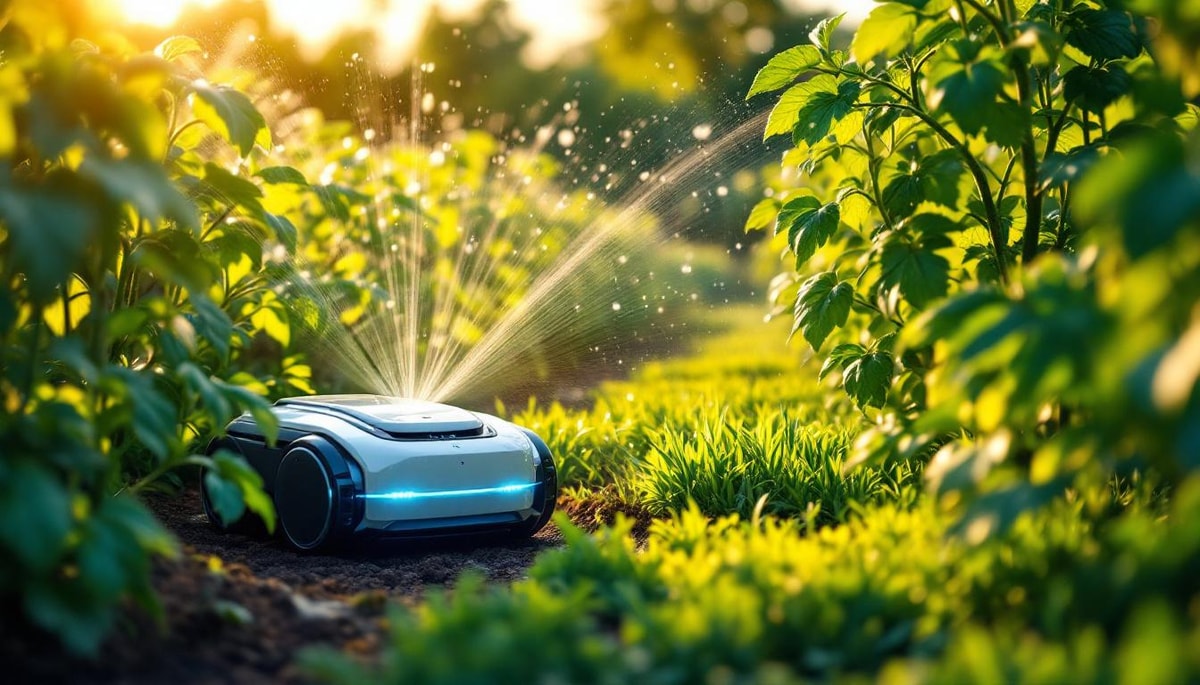 Le robot japonais qui arrose votre jardin 30 jours : -50% d'eau, zéro effort

