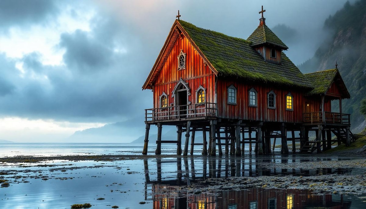 Cette île du Chili détient le record mondial avec 60 églises en bois UNESCO

