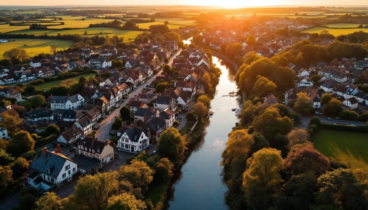 La seule ville du Calvados avec 474 habitants au km² à 3 km de Deauville
