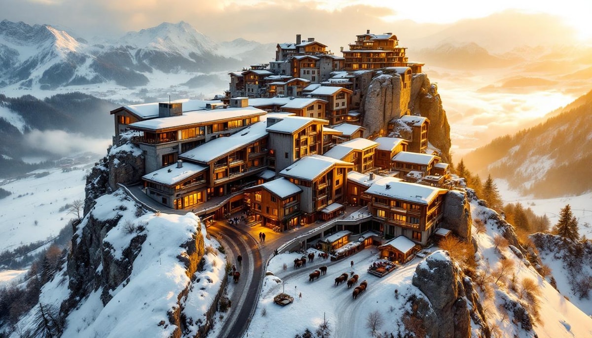 La seule station de ski française sans voitures à 1800 mètres d'altitude
