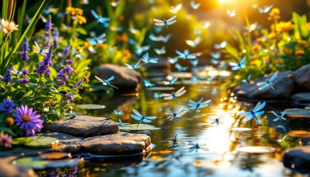 Créez une oasis anti-moustiques : 7 plantes attirent 100 libellules en 3 semaines
