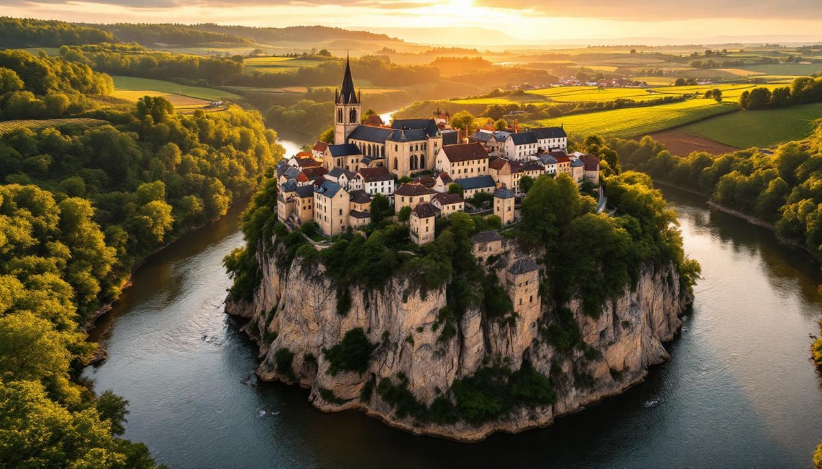 L'Indre-et-Loire abrite ce village de 182 habitants au confluent de 2 fleuves
