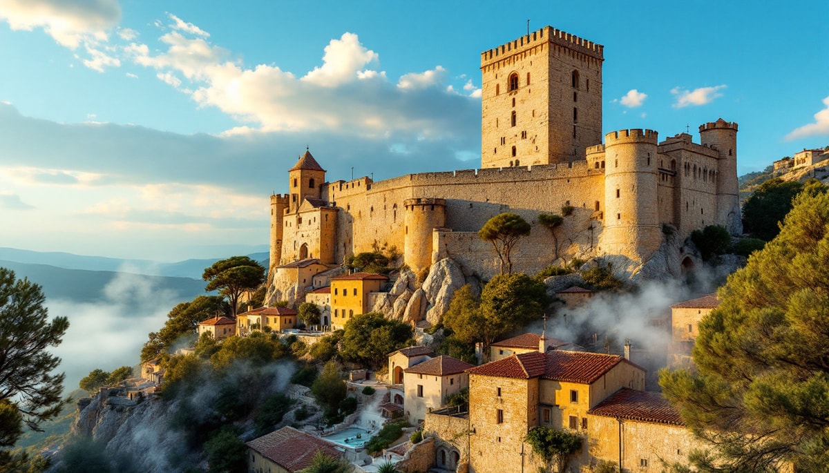 Ce château de 0,19 hectare détient le 3e rang PACA avec des thermes à 42°C
