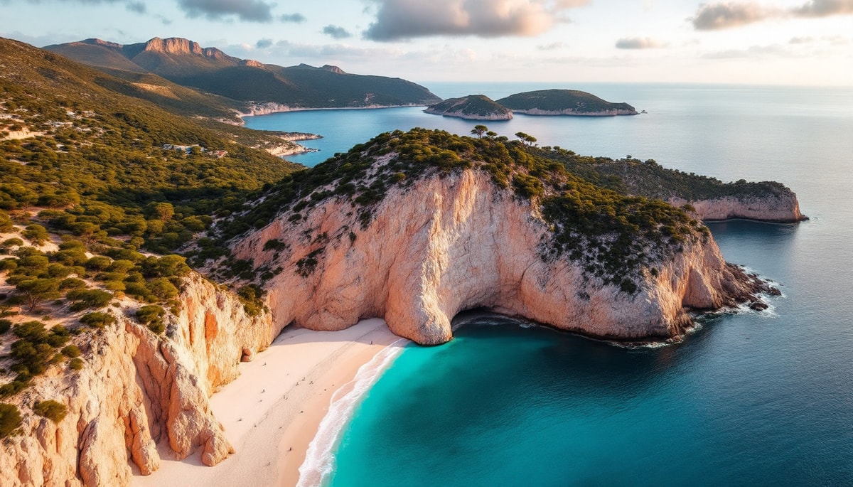 Cette plage de Corse avec des étangs sur granite de 300 millions d'années
