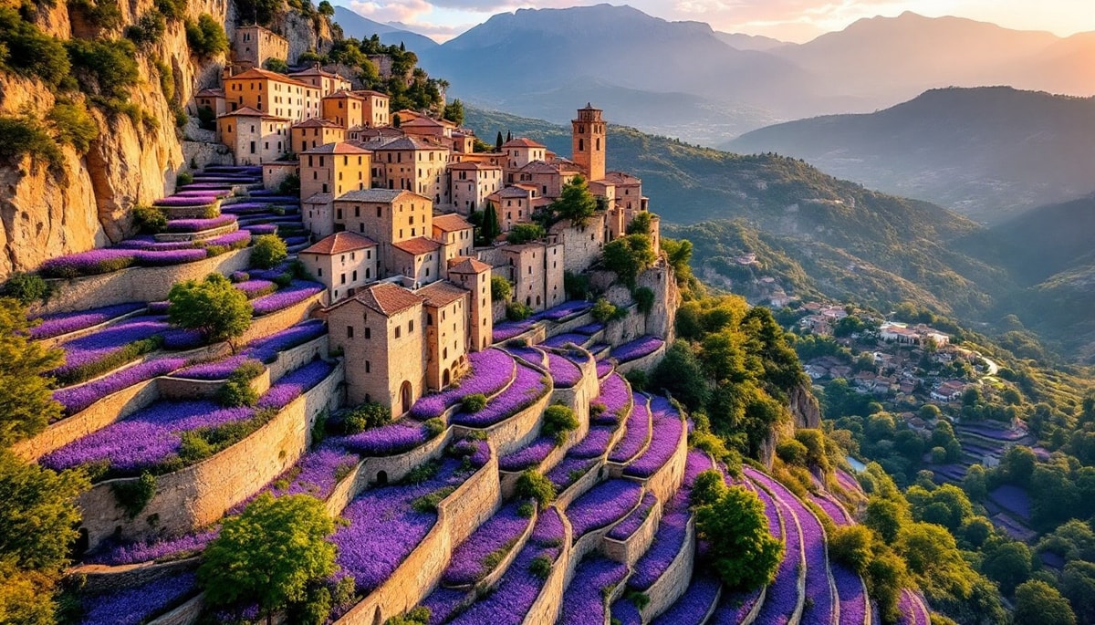 Ce village des Alpes-Maritimes cultive la violette depuis 1880 sur 6 hectares
