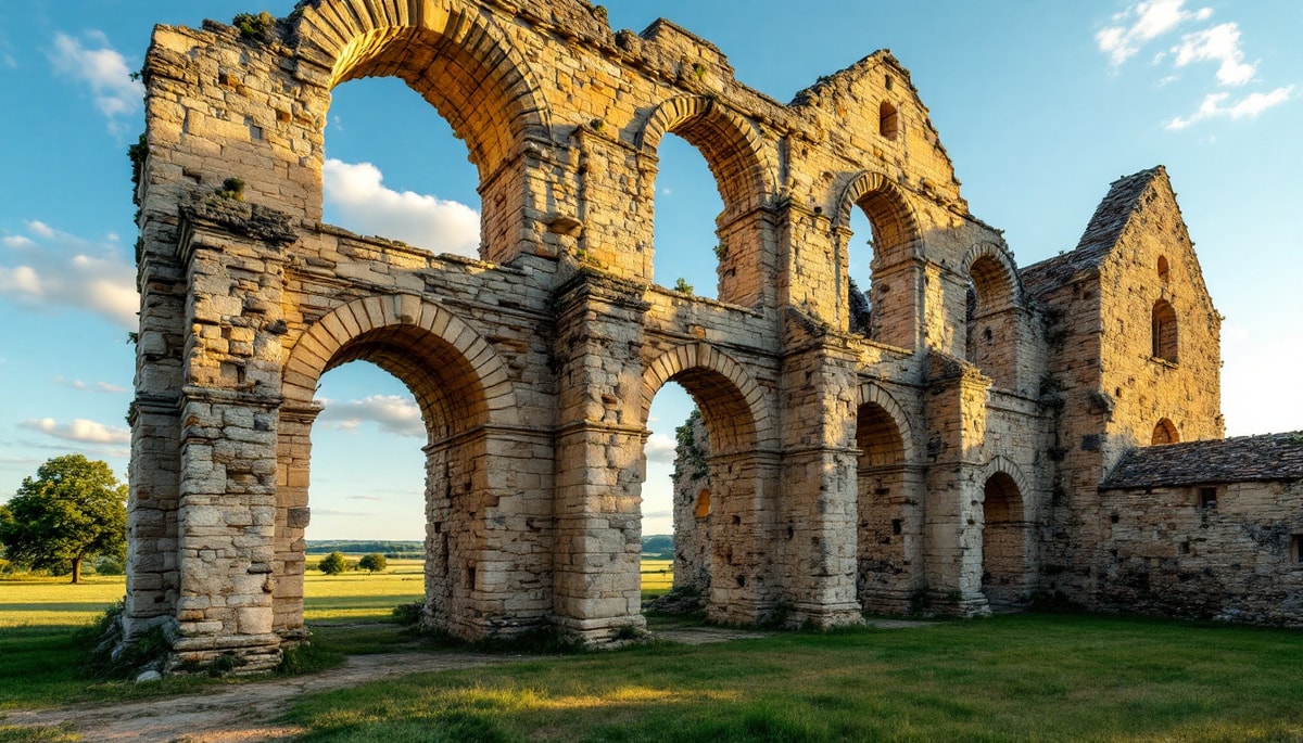 Montpezat abrite la seule abbaye cistercienne du XIIe siècle du Lot-et-Garonne