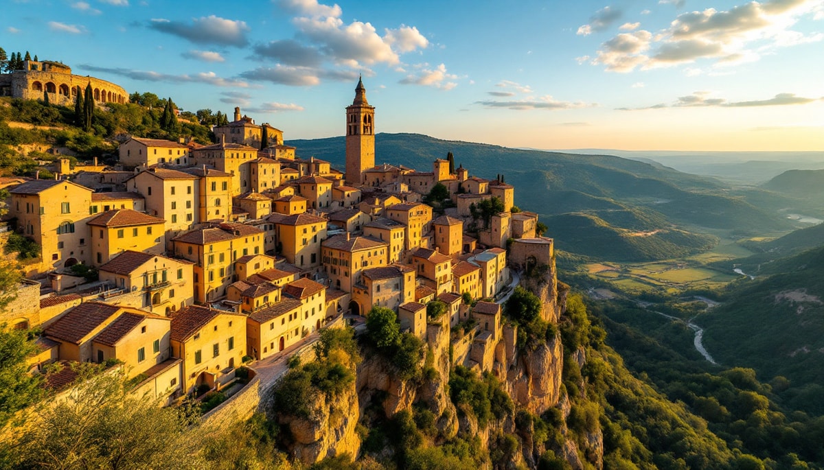 Ce village des Alpes-Maritimes domine la vallée du Loup depuis le XIIIe siècle

