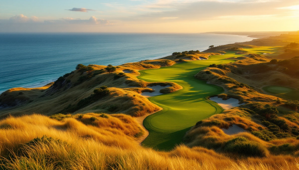 Le seul golf de France avec 4 trous face à l'océan sur 84 hectares de dunes
