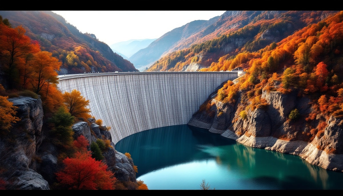 Ce barrage du Tarn avec 15 km de galerie souterraine plus longue que le Mont-Blanc
