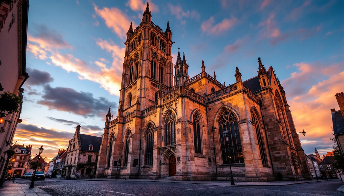 Cette cathédrale de Tréguier mélange style roman et gothique depuis 8 siècles
