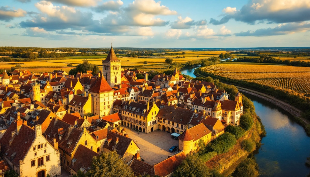 La seule bastide de Gironde fondée par le frère de Saint Louis en 1255
